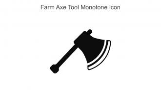 Farm Axe Tool Monotone Icon In Powerpoint Pptx Png And Editable Eps Format