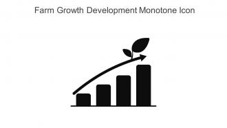 Farm Growth Development Monotone Icon In Powerpoint Pptx Png And Editable Eps Format