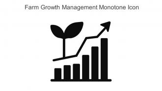 Farm Growth Management Monotone Icon In Powerpoint Pptx Png And Editable Eps Format