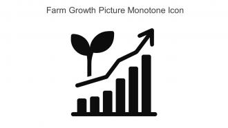 Farm Growth Picture Monotone Icon In Powerpoint Pptx Png And Editable Eps Format