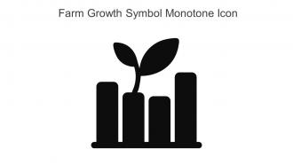 Farm Growth Symbol Monotone Icon In Powerpoint Pptx Png And Editable Eps Format