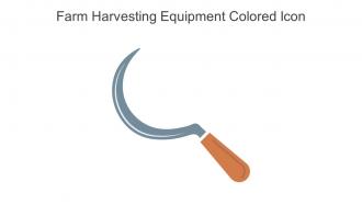 Farm Harvesting Equipment Colored Icon In Powerpoint Pptx Png And Editable Eps Format