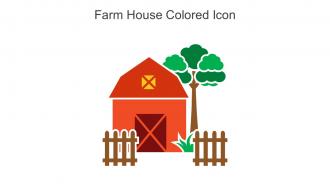 Farm House Colored Icon In Powerpoint Pptx Png And Editable Eps Format