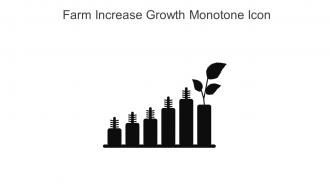 Farm Increase Growth Monotone Icon In Powerpoint Pptx Png And Editable Eps Format