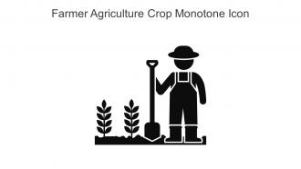 Farmer Agriculture Crop Monotone Icon In Powerpoint Pptx Png And Editable Eps Format