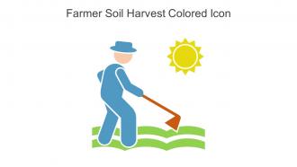 Farmer Soil Harvest Colored Icon In Powerpoint Pptx Png And Editable Eps Format