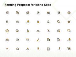 Farming proposal for icons slide ppt powerpoint presentation model layout