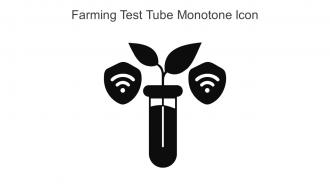 Farming Test Tube Monotone Icon In Powerpoint Pptx Png And Editable Eps Format