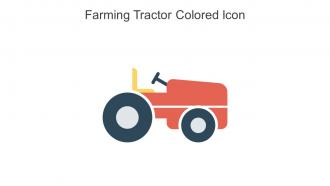Farming Tractor Colored Icon In Powerpoint Pptx Png And Editable Eps Format