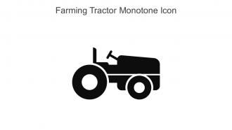 Farming Tractor Monotone Icon In Powerpoint Pptx Png And Editable Eps Format