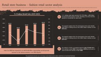 Fashion Business Plan Retail Store Business Fashion Retail Sector Analysis BP SS