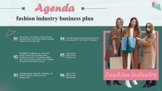 Fashion Industry Business Plan Powerpoint Presentation Slides Template Pre-designed