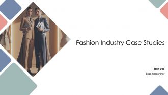 Fashion Industry Case Studies PPT Template AT