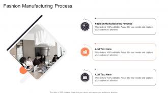 Fashion Manufacturing Process In Powerpoint And Google Slides Cpb