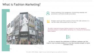 Fashion Marketing Powerpoint Presentation Slides