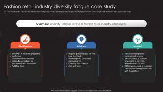 Fashion Retail Industry Diversity Fatigue Case Study