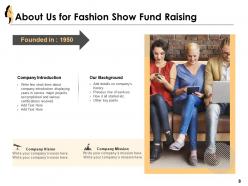 Fashion show fund raising proposal powerpoint presentation slides