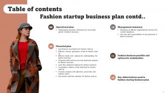 Fashion Startup Business Plan Powerpoint Presentation Slides BP Professional Designed