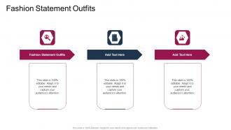 Fashion Statement Outfits In Powerpoint And Google Slides Cpb