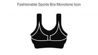 Fashionable Sports Bra Monotone Icon In Powerpoint Pptx Png And Editable Eps Format