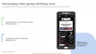 Fast Emerging Online Gaming And Betting Sector Kero Sports Investor Funding Elevator Pitch Deck