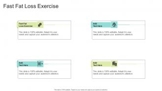 Fast Fat Loss Exercise In Powerpoint And Google Slides Cpb