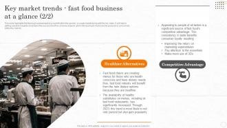 Fast Food Business Plan Key Market Trends Fast Food Business At A Glance BP SS Interactive Best