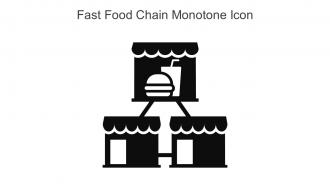 Fast Food Chain Monotone Icon In Powerpoint Pptx Png And Editable Eps Format