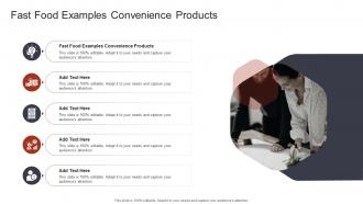 Fast Food Examples Convenience Products In Powerpoint And Google Slides Cpb
