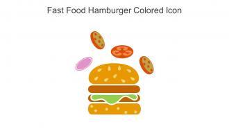 Fast Food Hamburger Colored Icon In Powerpoint Pptx Png And Editable Eps Format