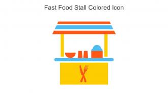 Fast Food Stall Colored Icon In Powerpoint Pptx Png And Editable Eps Format