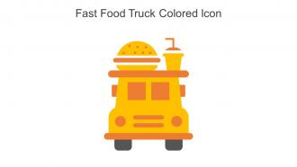 Fast Food Truck Colored Icon In Powerpoint Pptx Png And Editable Eps Format