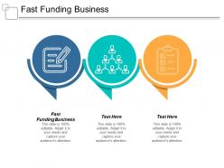 Fast funding business ppt powerpoint presentation gallery slide cpb