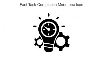 Fast Task Completion Monotone Icon In Powerpoint Pptx Png And Editable Eps Format
