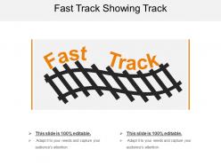 Fast track showing track