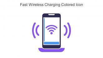 Fast Wireless Charging Colored Icon In Powerpoint Pptx Png And Editable Eps Format
