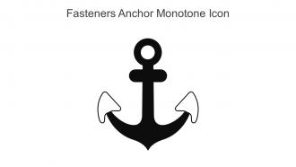 Fasteners Anchor Monotone Icon In Powerpoint Pptx Png And Editable Eps Format