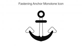 Fastening Anchor Monotone Icon In Powerpoint Pptx Png And Editable Eps Format