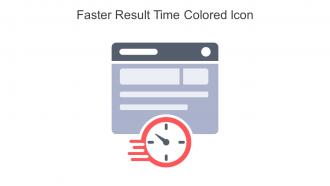 Faster Result Time Colored Icon In Powerpoint Pptx Png And Editable Eps Format