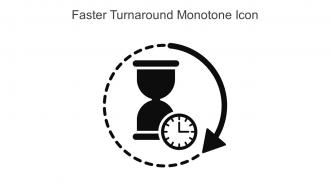 Faster Turnaround Monotone Icon In Powerpoint Pptx Png And Editable Eps Format