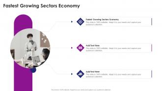 Fastest Growing Sectors Economy In Powerpoint And Google Slides Cpb