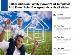 Father and son family powerpoint templates with all slides ppt powerpoint