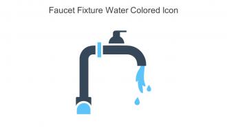 Faucet Fixture Water Colored Icon In Powerpoint Pptx Png And Editable Eps Format