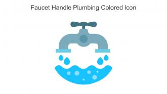 Faucet Handle Plumbing Colored Icon In Powerpoint Pptx Png And Editable Eps Format