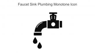 Faucet Sink Plumbing Monotone Icon In Powerpoint Pptx Png And Editable Eps Format