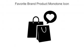 Favorite Brand Product Monotone Icon In Powerpoint Pptx Png And Editable Eps Format