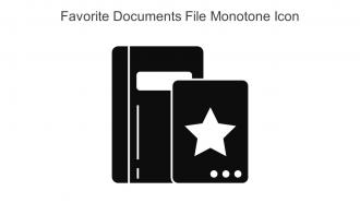 Favorite Documents File Monotone Icon In Powerpoint Pptx Png And Editable Eps Format