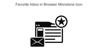 Favorite Inbox In Browser Monotone Icon In Powerpoint Pptx Png And Editable Eps Format