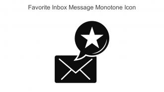 Favorite Inbox Message Monotone Icon In Powerpoint Pptx Png And Editable Eps Format
