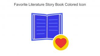 Favorite Literature Story Book Colored Icon In Powerpoint Pptx Png And Editable Eps Format